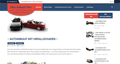Desktop Screenshot of pkw-ankauf-aller-art.de